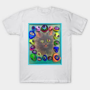 Black Cat Aliens T-Shirt